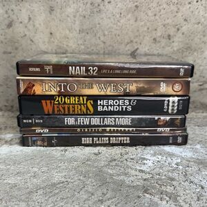 Western DVD Lot Clint Eastwood High Plains Drifter Into The West